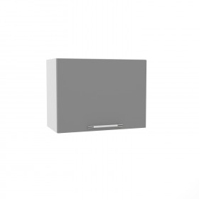 Квадро ВПГ 600 шкаф верхний горизонтальный высокий (Ваниль кожа/корпус Серый) в Яровом - yarovoe.katalogmebeli.com | фото