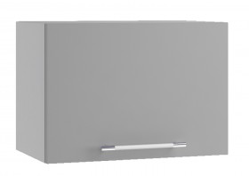 Лофт ПГ 500 шкаф верхний горизонтальный (Штукатурка белая/корпус Серый) в Яровом - yarovoe.katalogmebeli.com | фото
