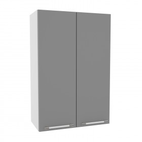 Лофт ВП 600 шкаф верхний высокий (Штукатурка белая/корпус Серый) в Яровом - yarovoe.katalogmebeli.com | фото