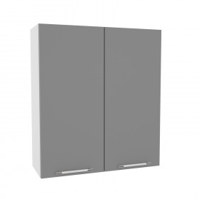Лофт ВП 800 шкаф верхний высокий (Штукатурка белая/корпус Серый) в Яровом - yarovoe.katalogmebeli.com | фото