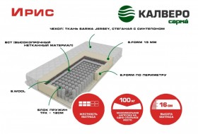 Матрас IRIS 1400*2000 в Яровом - yarovoe.katalogmebeli.com | фото