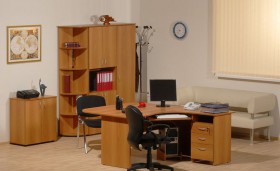 Мебель для персонала Рубин 42 Светлый миланский орех в Яровом - yarovoe.katalogmebeli.com | фото 2