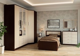 Модульная спальня Фиеста в Яровом - yarovoe.katalogmebeli.com | фото 3