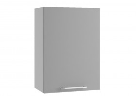 Монца П 500 шкаф верхний (Белый софт/корпус Серый) в Яровом - yarovoe.katalogmebeli.com | фото