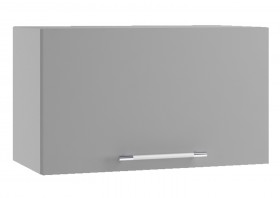 Монца ПГ 600 Шкаф верхний горизонтальный (Белый софт/корпус Серый) в Яровом - yarovoe.katalogmebeli.com | фото