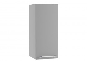Монца ВП 300 шкаф верхний высокий (Белый софт/корпус Серый) в Яровом - yarovoe.katalogmebeli.com | фото
