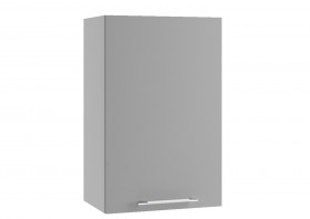 Монца ВП 450 шкаф верхний высокий (Белый софт/корпус Серый) в Яровом - yarovoe.katalogmebeli.com | фото