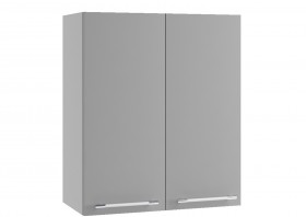 Монца ВП 700 шкаф верхний высокий (Белый софт/корпус Серый) в Яровом - yarovoe.katalogmebeli.com | фото