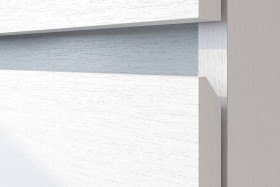 Модульная система "Токио" Тумба прикроватная Белый текстурный / Белый текстурный в Яровом - yarovoe.katalogmebeli.com | фото 4