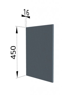 Панель торцевая (для шкафа горизонтального высокого) ВПГ Квадро (Лунный свет) в Яровом - yarovoe.katalogmebeli.com | фото