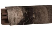 Плинтус LB-38, L=3000мм, мрамор бергамо темный в Яровом - yarovoe.katalogmebeli.com | фото