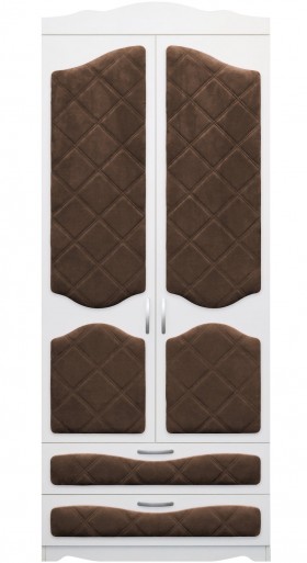 Шкаф 2-х створчатый с ящиками серии Иллюзия 08 Шоколад в Яровом - yarovoe.katalogmebeli.com | фото