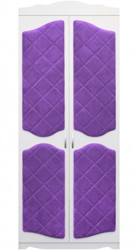 Шкаф 2-х створчатый серии Иллюзия 32 фиолетовый в Яровом - yarovoe.katalogmebeli.com | фото