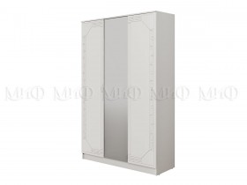 Шкаф 3-х створчатый Афина-1 (Белый/Белый глянец) в Яровом - yarovoe.katalogmebeli.com | фото