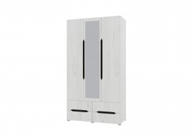 Шкаф 3-х створчатый с ящиками и зеркалом Вега (Прованс) в Яровом - yarovoe.katalogmebeli.com | фото