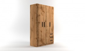 Шкаф 3-х створчатый с ящиками Шервуд (Дуб Вотан) в Яровом - yarovoe.katalogmebeli.com | фото