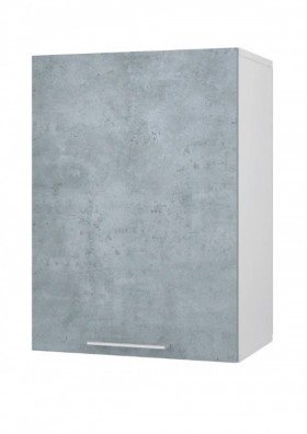 Шкаф 45 с фасадом Лофт (Камень Оленна/Белый) в Яровом - yarovoe.katalogmebeli.com | фото