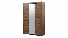 Шкаф для одежды "Лючия" (3-х дв.) (кейптаун/зеркало) в Яровом - yarovoe.katalogmebeli.com | фото