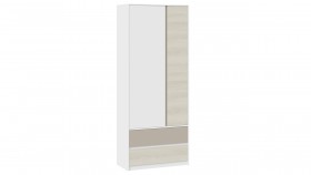 Шкаф для одежды комбинированный «Сканди» Дуб Гарден/Белый/Глиняный серый в Яровом - yarovoe.katalogmebeli.com | фото