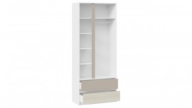 Шкаф для одежды комбинированный «Сканди» Дуб Гарден/Белый/Глиняный серый в Яровом - yarovoe.katalogmebeli.com | фото 5