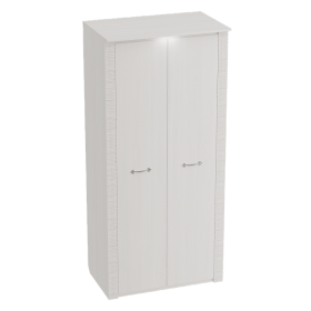 Шкаф двухдверный Элана 645 Бодега белая в Яровом - yarovoe.katalogmebeli.com | фото