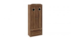 Шкаф комбинированный для одежды с иллюминатором «Навигатор» (Дуб Каньон) в Яровом - yarovoe.katalogmebeli.com | фото