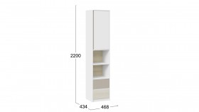 Шкаф комбинированный «Сканди» Дуб Гарден/Белый/Глиняный серый в Яровом - yarovoe.katalogmebeli.com | фото 4
