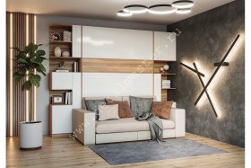 Шкаф-кровать с диваном Дина в Яровом - yarovoe.katalogmebeli.com | фото