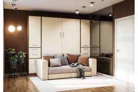Шкаф-кровать с диваном Злата в Яровом - yarovoe.katalogmebeli.com | фото