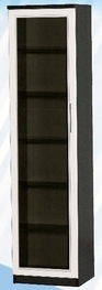 Шкаф средний со стеклодверью ДЛЯ ГОСТИНОЙ ШСС-450 Венге/Дуб выбеленный в Яровом - yarovoe.katalogmebeli.com | фото