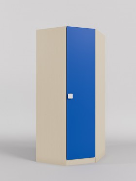 Шкаф угловой (угловая секция) Скай (Синий/корпус Клен) в Яровом - yarovoe.katalogmebeli.com | фото