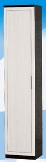 Шкаф высокий ДЛЯ ГОСТИНОЙ ШВ-450 Венге/Дуб выбеленный в Яровом - yarovoe.katalogmebeli.com | фото