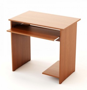 Компьютерный стол Малый упрощённый (Беленый дуб) в Яровом - yarovoe.katalogmebeli.com | фото 2