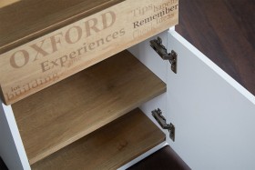 Стол с ящиками «Оксфорд» (Ривьера/Белый с рисунком) в Яровом - yarovoe.katalogmebeli.com | фото 10