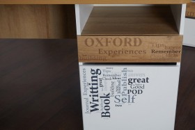 Стол с ящиками «Оксфорд» (Ривьера/Белый с рисунком) в Яровом - yarovoe.katalogmebeli.com | фото 9
