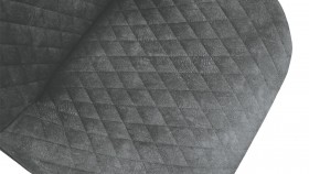 Стул «Оливер» К3 Черный/Микровелюр Wellmart Graphite в Яровом - yarovoe.katalogmebeli.com | фото 3