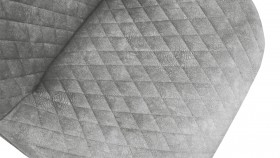 Стул «Оливер» К3 Черный/Микровелюр Wellmart Silver в Яровом - yarovoe.katalogmebeli.com | фото 3