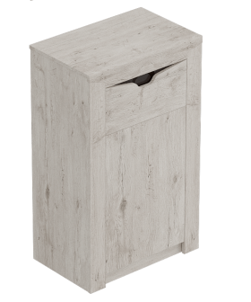 Тумба с дверцей и ящиком Соренто Дуб бонифаций/Кофе структурный матовый в Яровом - yarovoe.katalogmebeli.com | фото