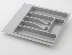 Вкладыш для кухонных принадлежностей, серый, Volpato 300 мм в Яровом - yarovoe.katalogmebeli.com | фото