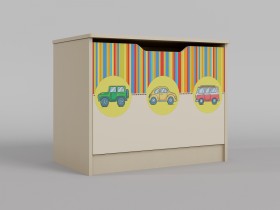 Ящик для игрушек Клаксон (Бежевый/корпус Клен) в Яровом - yarovoe.katalogmebeli.com | фото