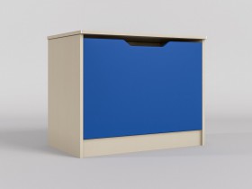 Ящик для игрушек Скай (Синий/корпус Клен) в Яровом - yarovoe.katalogmebeli.com | фото