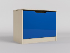 Ящик для игрушек Скай люкс (Синий/корпус Клен) в Яровом - yarovoe.katalogmebeli.com | фото