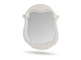 Зеркало настенное Мария (Белый глянец) в Яровом - yarovoe.katalogmebeli.com | фото