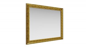 Зеркало навесное "Айрум"/(дуб кальяри / профиль: золото с орнаментом) в Яровом - yarovoe.katalogmebeli.com | фото